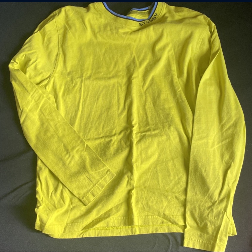 Stussy Longsleeve T shirt neon